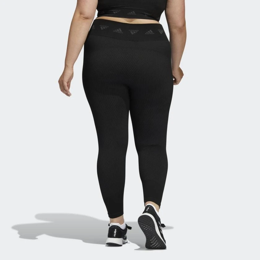 商品Adidas|Women's adidas AEROKNIT Training 7/8 Tights (Plus Size),价格¥224,第2张图片详细描述