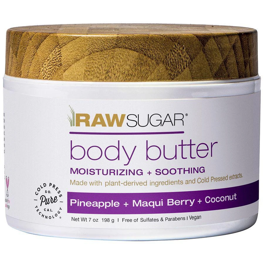 商品Raw Sugar|Body Butter Pineapple + Maqui Berry + Coconut,价格¥45,第1张图片