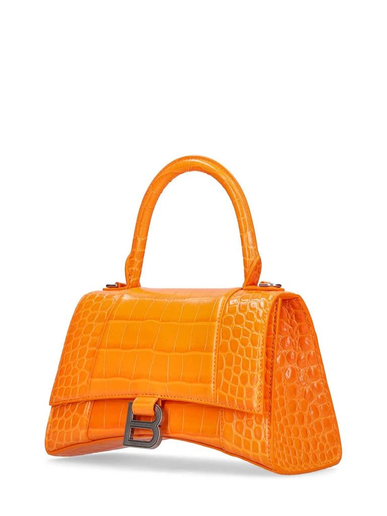 商品Balenciaga|Small Hourglass Embossed Leather Bag,价格¥22999,第3张图片详细描述