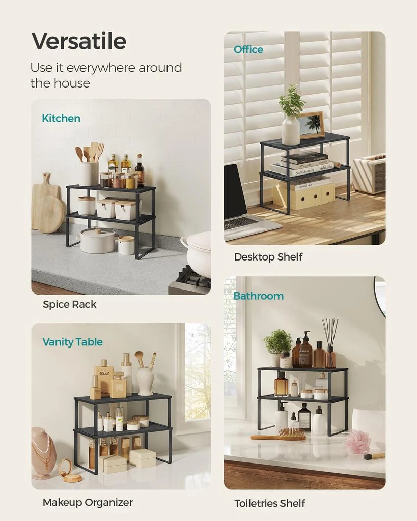 商品BreeBe|Set of 4 Kitchen Counter Shelves,价格¥635,第4张图片详细描述