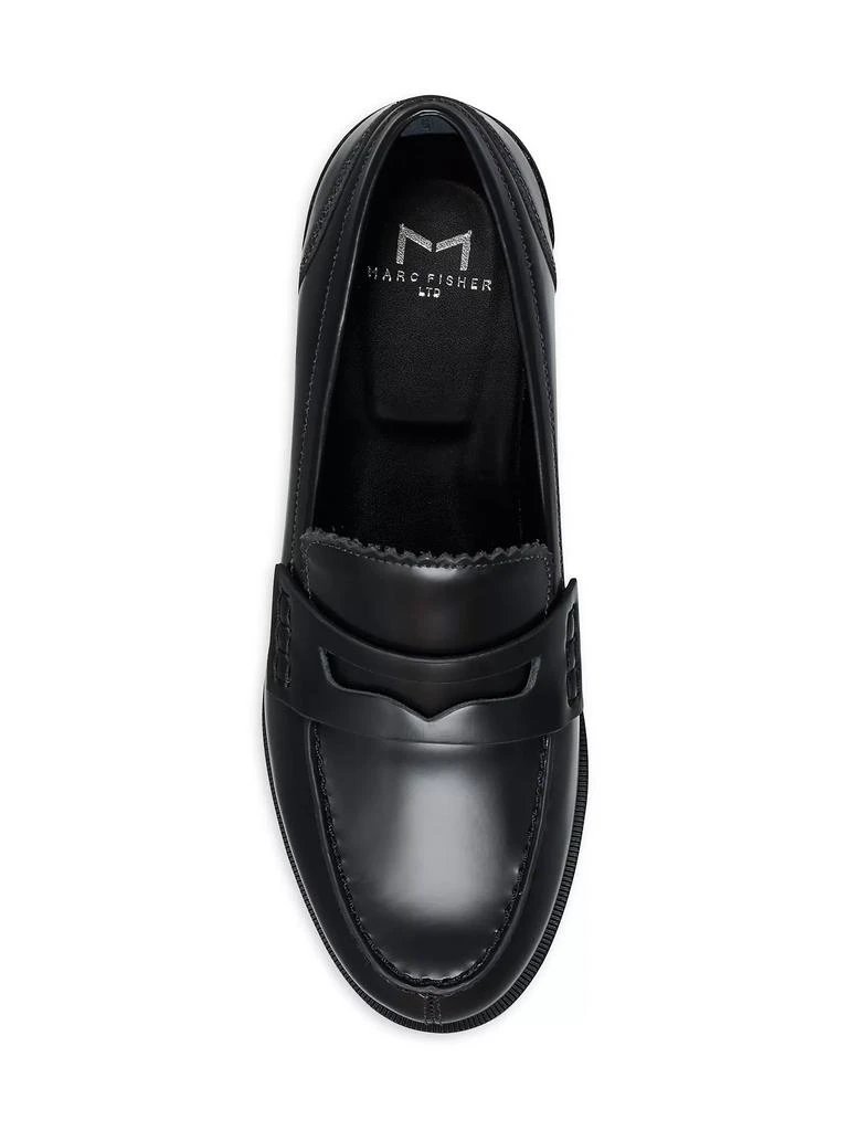 商品Marc Fisher|Milton Leather Penny Loafers,价格¥1129,第5张图片详细描述