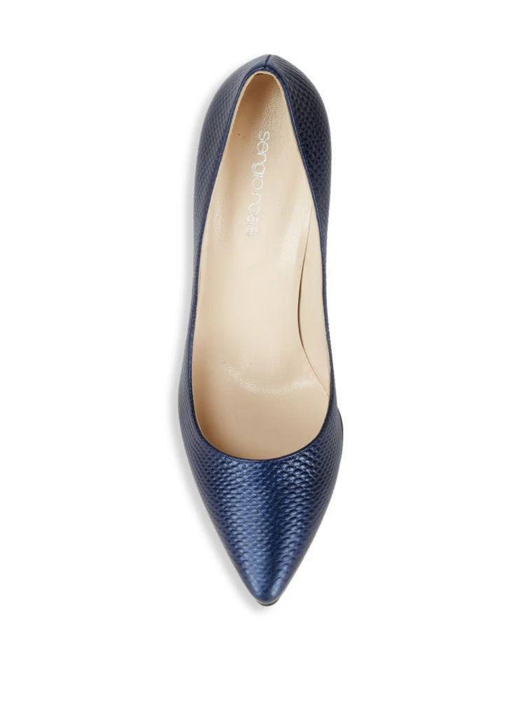 商品Sergio Rossi|Point Toe Leather Pumps,价格¥1813,第4张图片详细描述