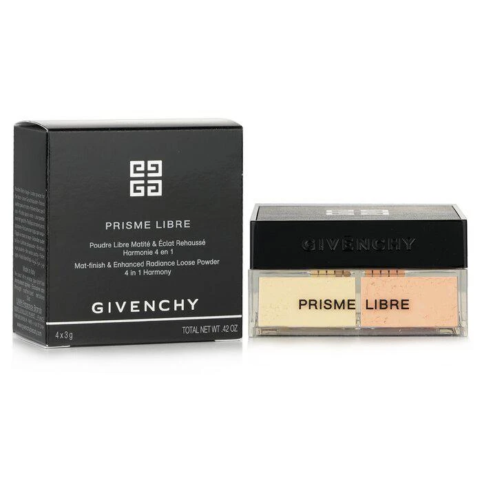 商品Givenchy|Givenchy 明星四宫格散粉 - # 5 Popeline Mimosa -5 Popeline Mimosa(4x3g/0.105oz),价格¥292,第2张图片详细描述