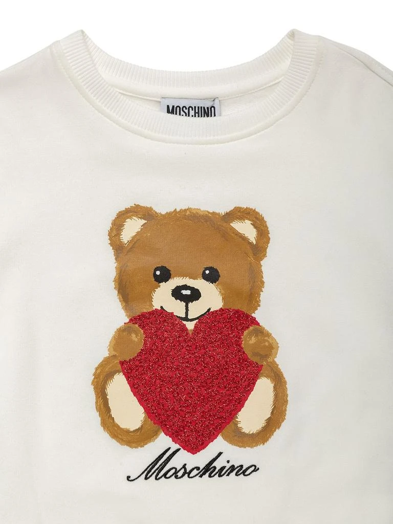 商品Moschino|Printed Embellished Cotton Sweatshirt,价格¥1214,第1张图片详细描述