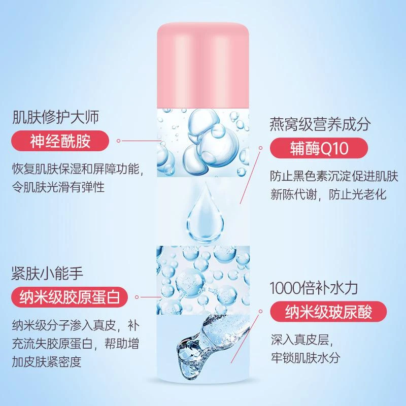 Naris/娜丽丝 清透水润防晒喷雾 粉色 90g/110g  新旧版本随机发 商品