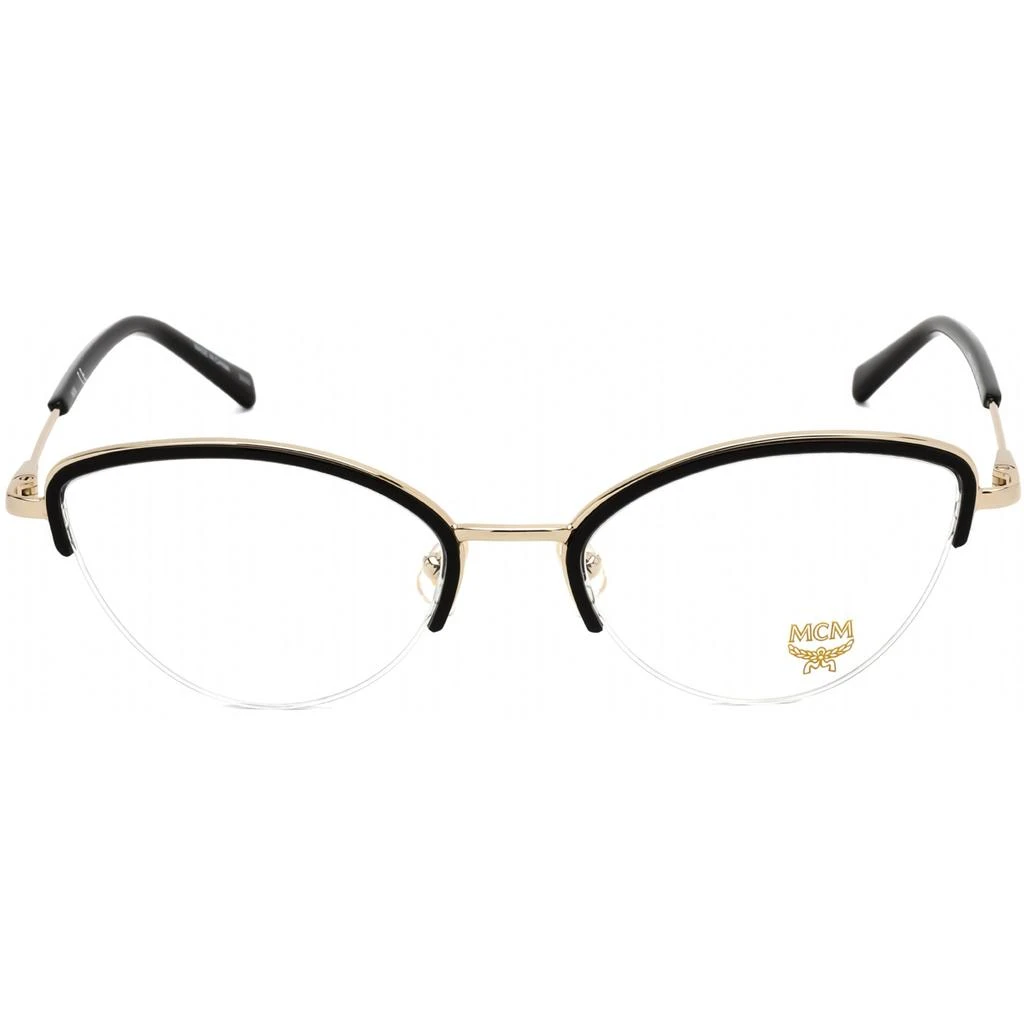 商品MCM|MCM Women's Eyeglasses - Clear Lens Black/Gold Cat Eye Shape Frame | MCM2142 001,价格¥515,第2张图片详细描述