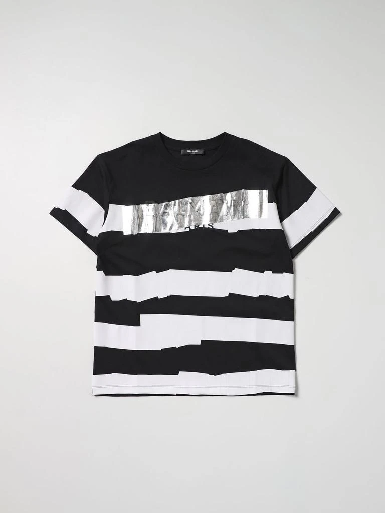 商品Balmain|Balmain cotton striped t-shirt,价格¥1337,第1张图片