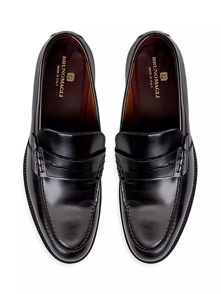 商品Bruno Magli|Carter Leather Penny Loafers,价格¥2813,第4张图片详细描述