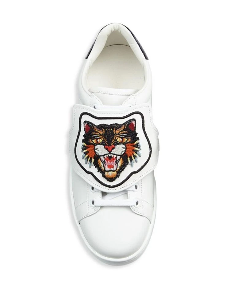 商品Gucci|New Ace Lion Patch Sneakers,价格¥5922,第4张图片详细描述