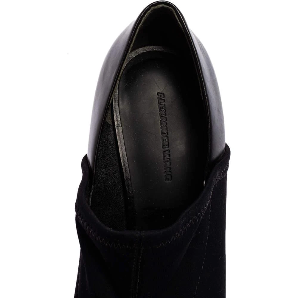 Alexander Wang Black Leather And Stretch Fabric Alla Wedge Pumps Size 38 商品