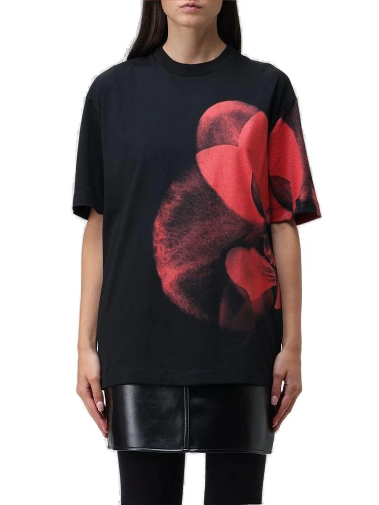 商品Alexander McQueen|Alexander McQueen Crewneck Short-Sleeved T-Shirt,价格¥2181,第1张图片