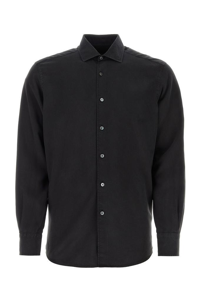 商品Zegna|Ermenegildo Zegna Collared Button-Up Shirt,价格¥3476,第1张图片