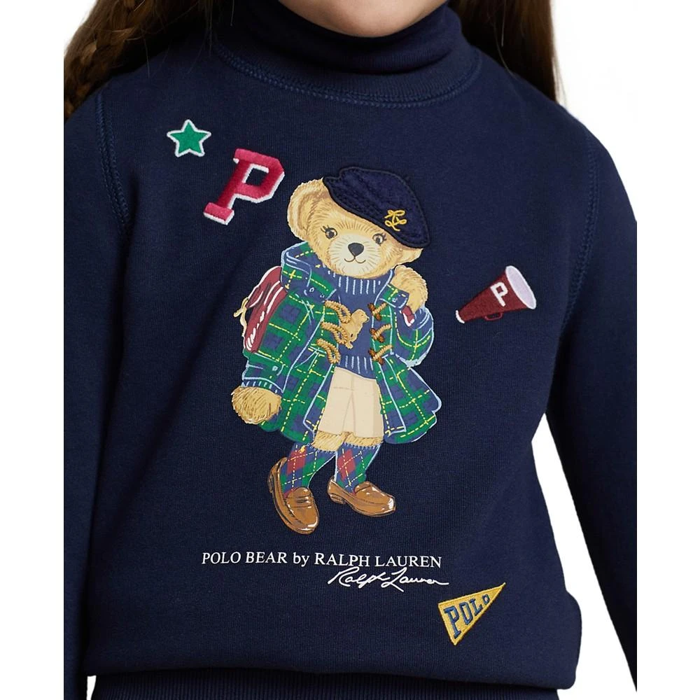 商品Ralph Lauren|Toddler and Little Girls Polo Bear Fleece Sweatshirt,价格¥274,第5张图片详细描述