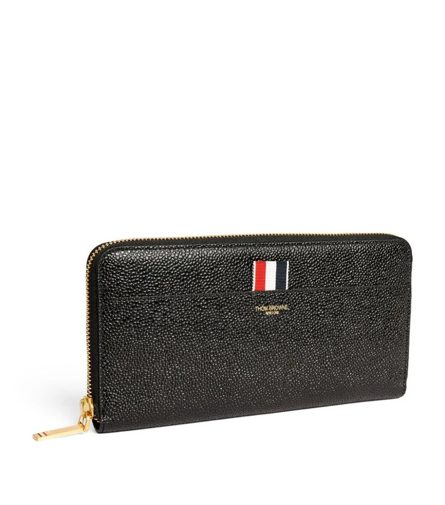 商品Thom Browne|Leather Continental Zip Wallet,价格¥6435,第3张图片详细描述