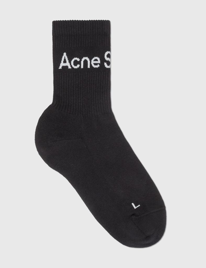 商品Acne Studios|Ribbed Logo Socks,价格¥434,第5张图片详细描述