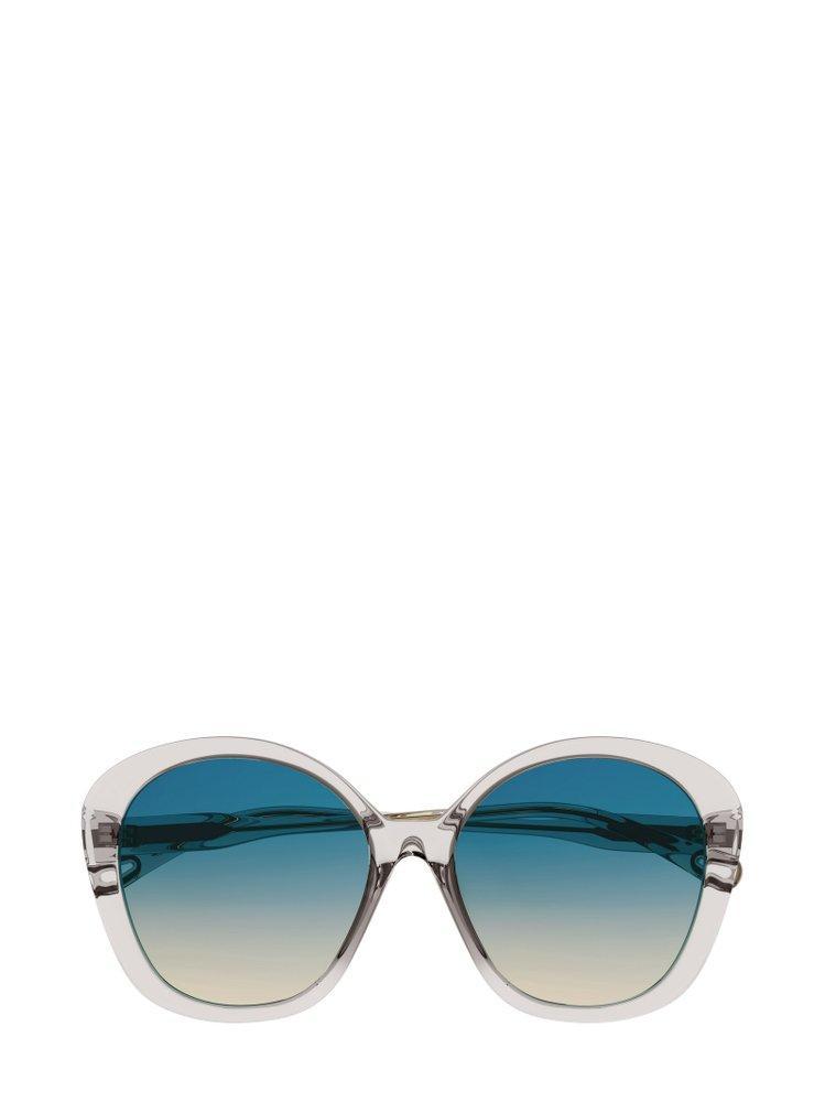 商品Chloé|Chloé Eyewear Round Frame Sunglasses,价格¥1377,第1张图片