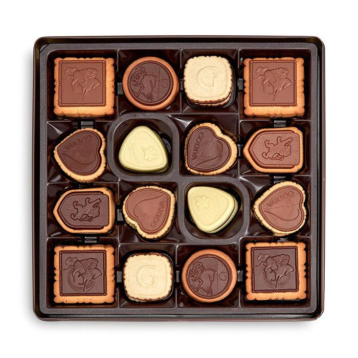 商品Godiva|精选巧克力曲奇礼盒 46块 锡盒装,价格¥451,第2张图片详细描述