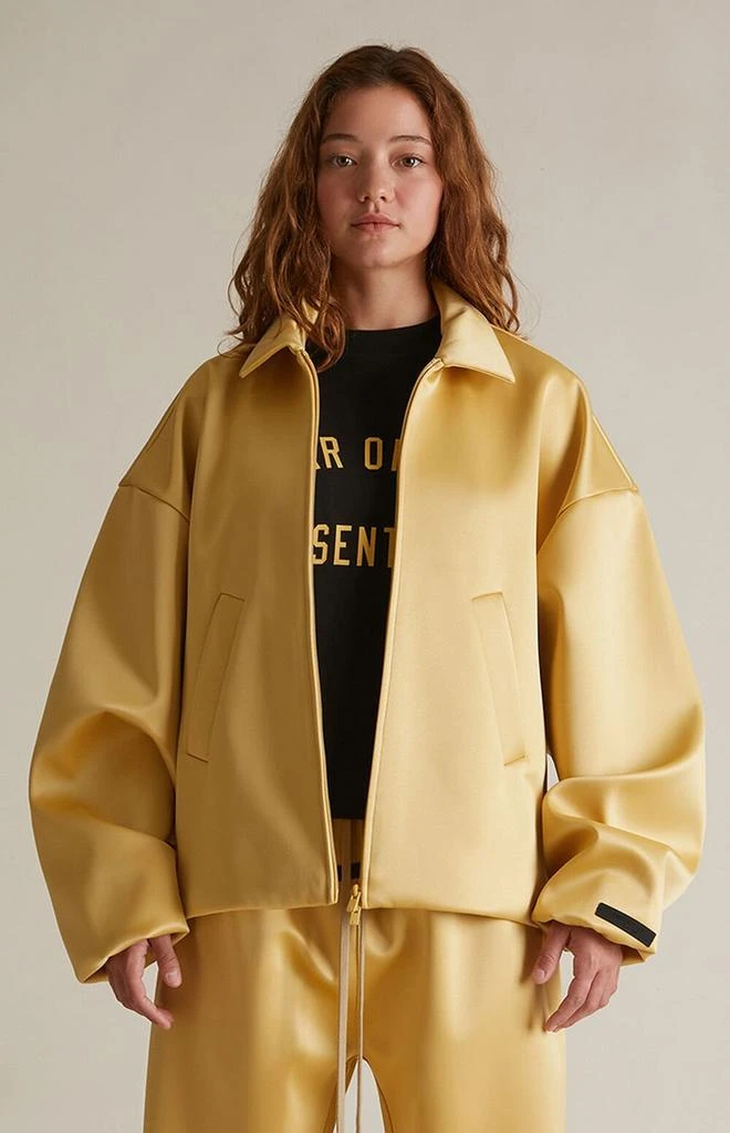 商品Essentials|Women's Amber Satin Bomber Jacket,价格¥1126,第2张图片详细描述