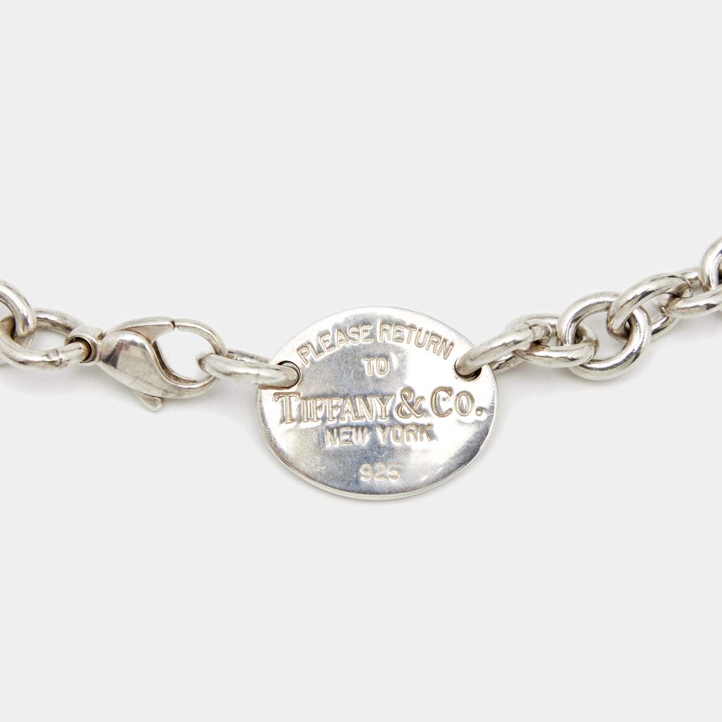 Tiffany & Co. Return to Tiffany Oval Tag Silver Choker Necklace商品第3张图片规格展示