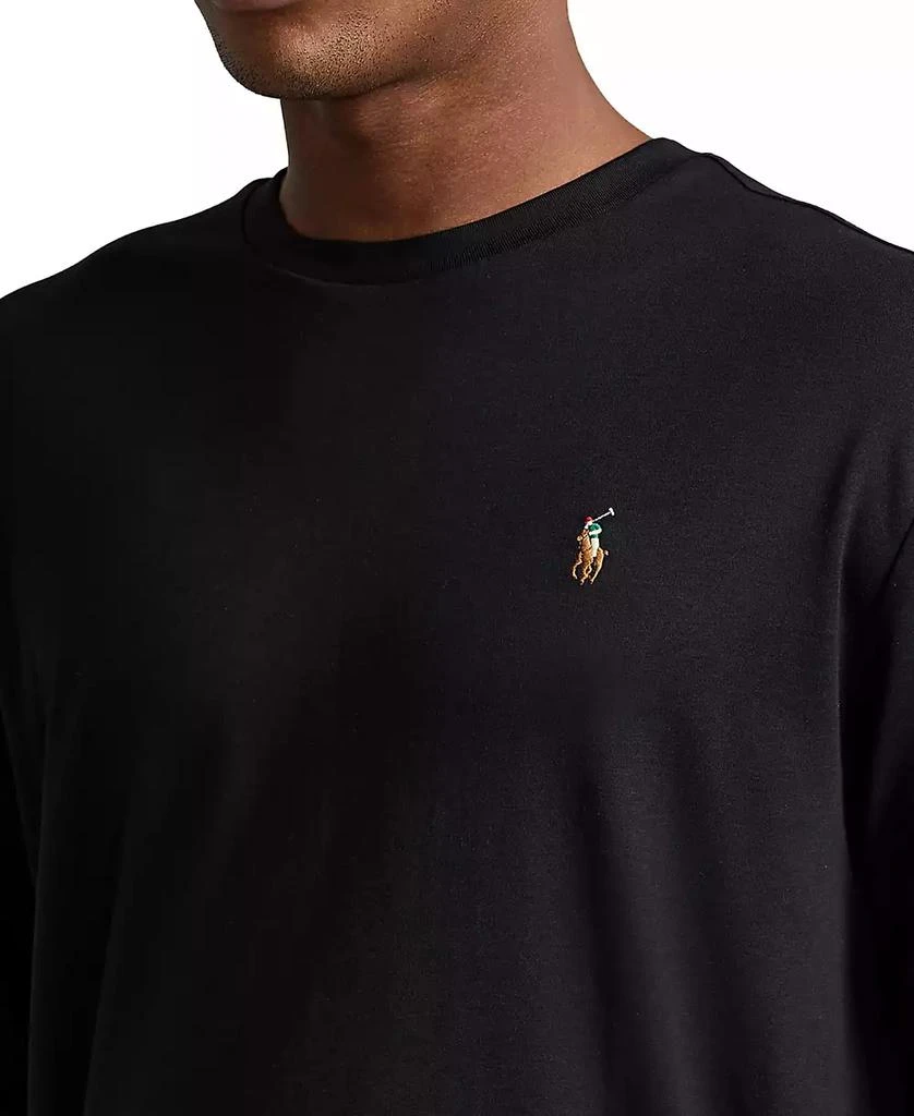 商品Ralph Lauren|Men's Classic-Fit Soft Cotton Crewneck T-Shirt,价格¥588,第3张图片详细描述