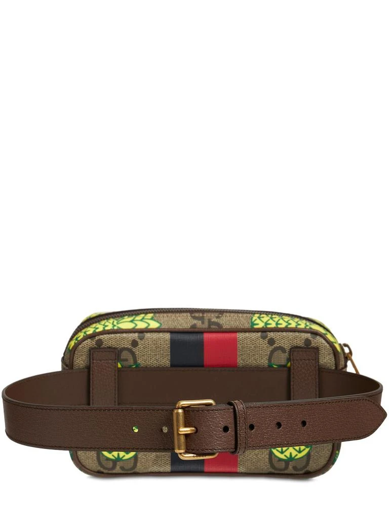 商品Gucci|Pineapple Print Gg Supreme Belt Bag,价格¥9667,第5张图片详细描述