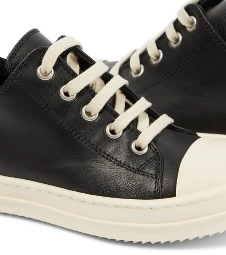 商品Rick Owens|Strobe leather low-top sneakers,价格¥4108,第5张图片详细描述