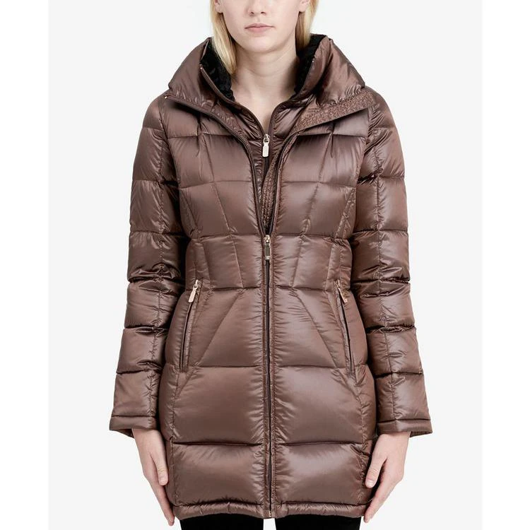 商品Calvin Klein|Hooded Packable Down Puffer Coat,价格¥898,第3张图片详细描述