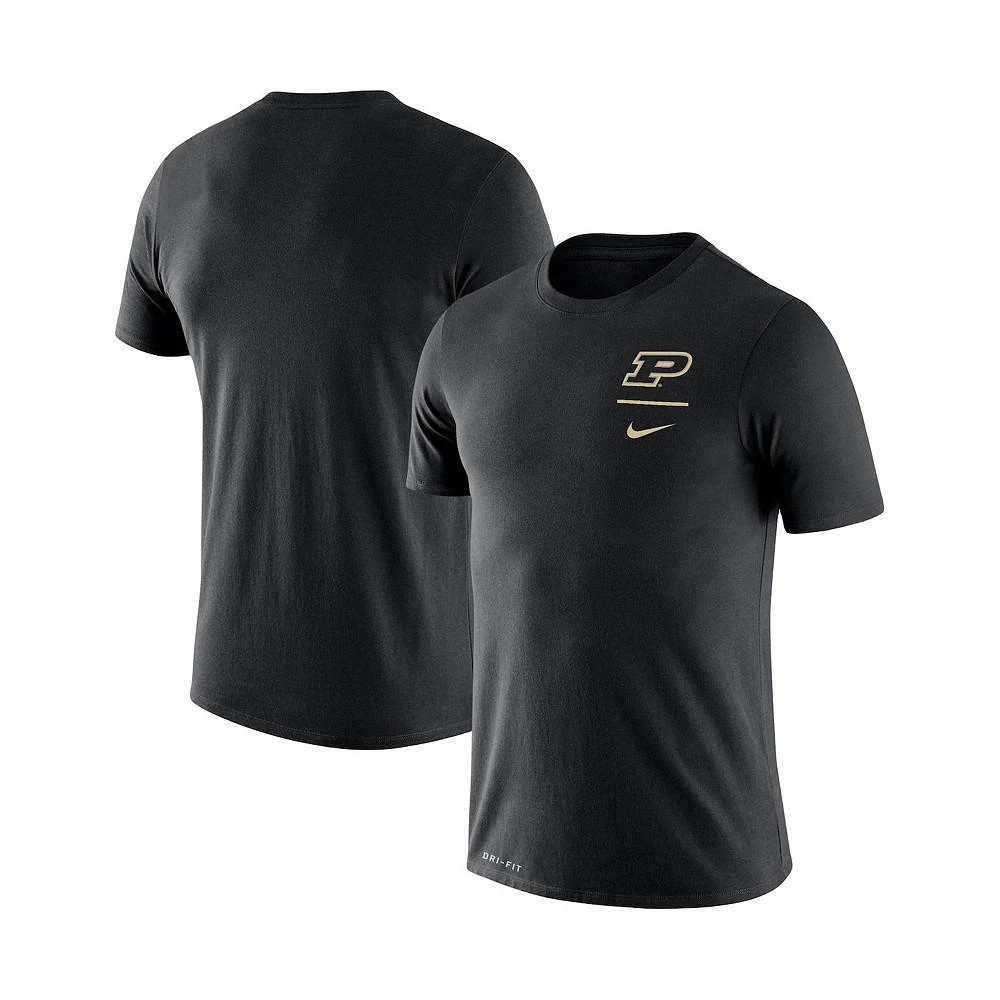 商品NIKE|Men's Black Purdue Boilermakers Logo Stack Legend Performance T-shirt,价格¥301,第1张图片