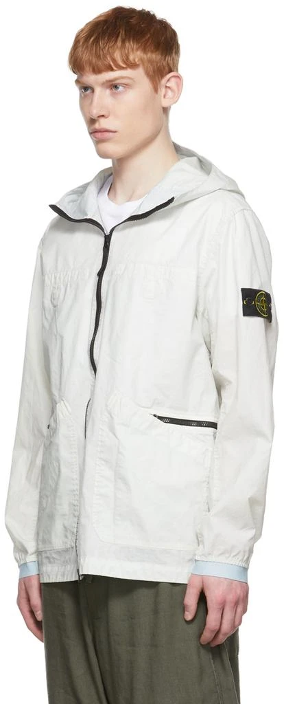 商品Stone Island|Off-White Nylon Jacket,价格¥4637,第4张图片详细描述