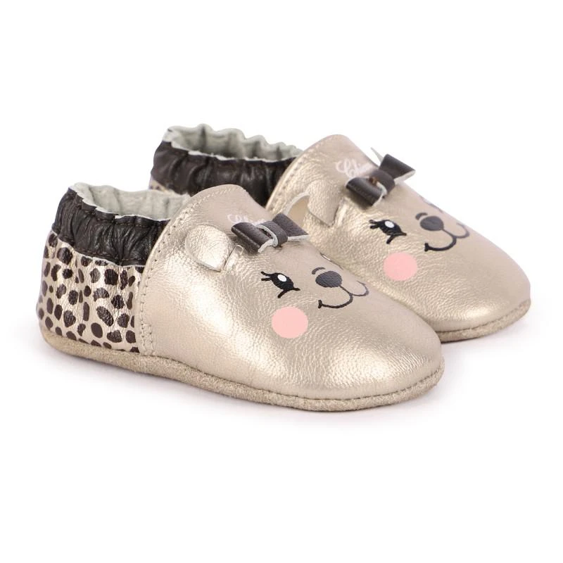 商品Chicco|Leopard print baby shoes in golden,价格¥592,第1张图片