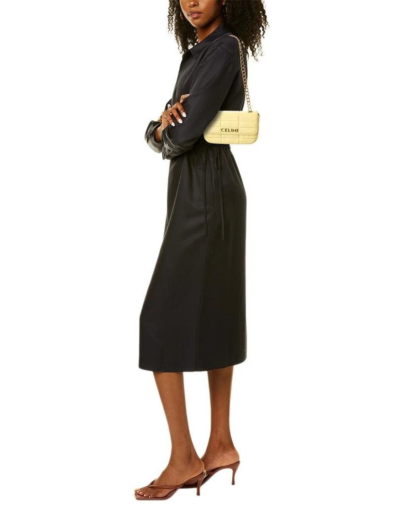 商品Celine|CELINE Monochrome Quilted Leather Shoulder Bag,价格¥16924,第4张图片详细描述