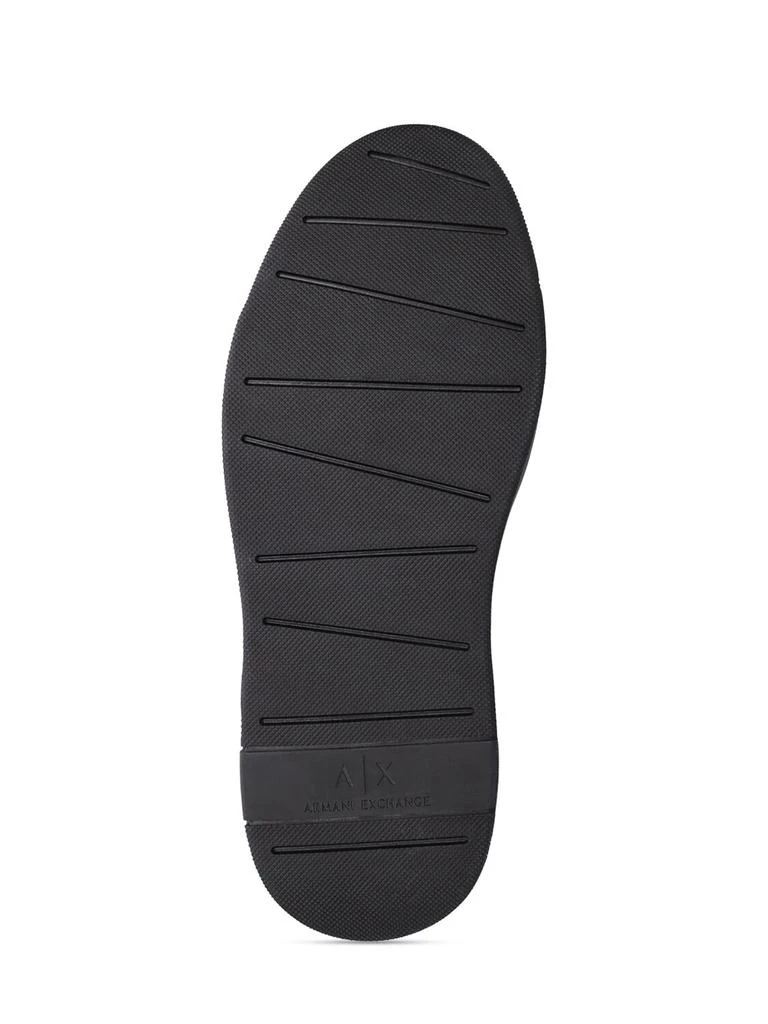商品Armani Exchange|Leather Low Top Sneakers,价格¥821,第4张图片详细描述