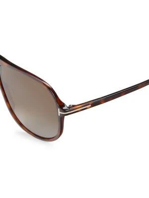 商品Tom Ford|62MM Rectangle Sunglasses,价格¥1475,第3张图片详细描述