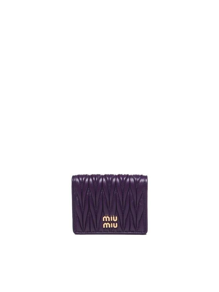 商品Miu Miu|Miu Miu Matelasse Small Wallet,价格¥2725,第1张图片