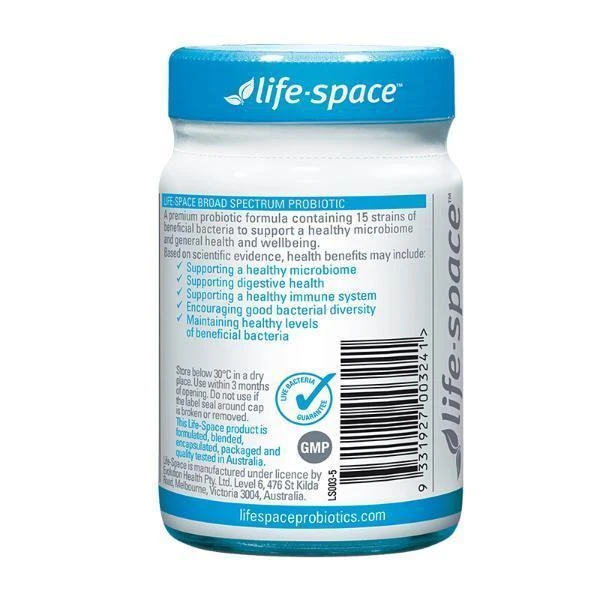 Life Space益倍适 成人广谱调理肠胃肠道益生菌胶囊 60粒 商品