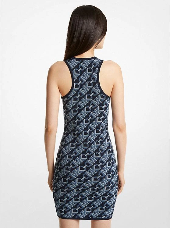 商品Michael Kors|Empire Signature Logo Jacquard Tank Dress,价格¥846,第2张图片详细描述