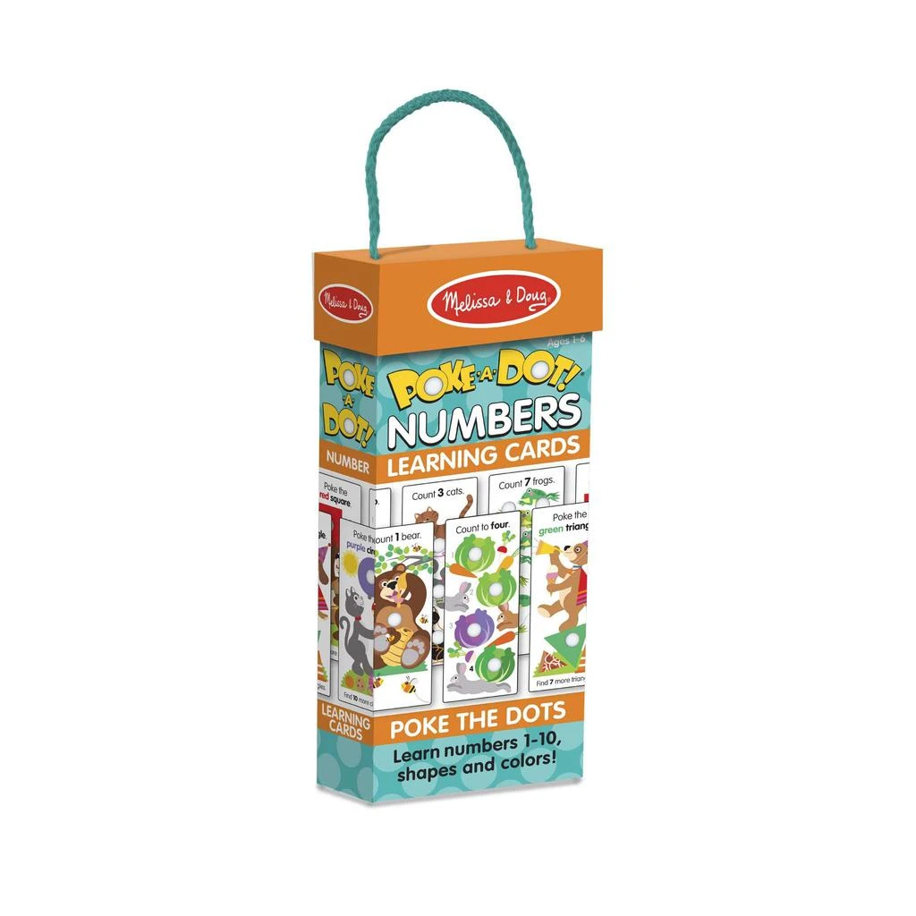 商品Melissa & Doug|Poke A Dot Numbers Learning Cards,价格¥122,第1张图片