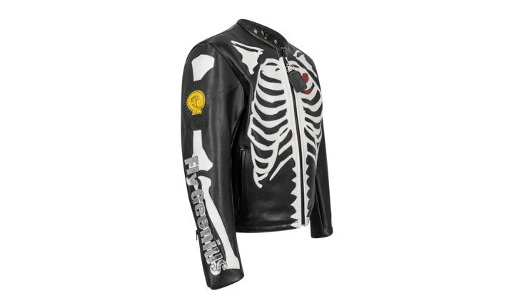 商品Vanson Leathers|Vanson Leathers Fly Geenius Bone Flat W/ Heart,价格¥10626,第4张图片详细描述