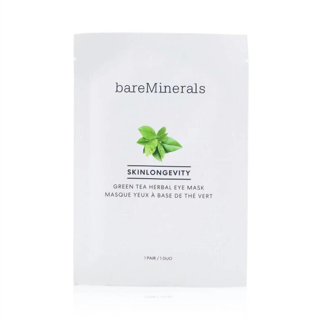 商品BareMinerals|Skinlongevity Green Tea Herbal Eye Mask - 6 Pairs In White,价格¥247,第1张图片