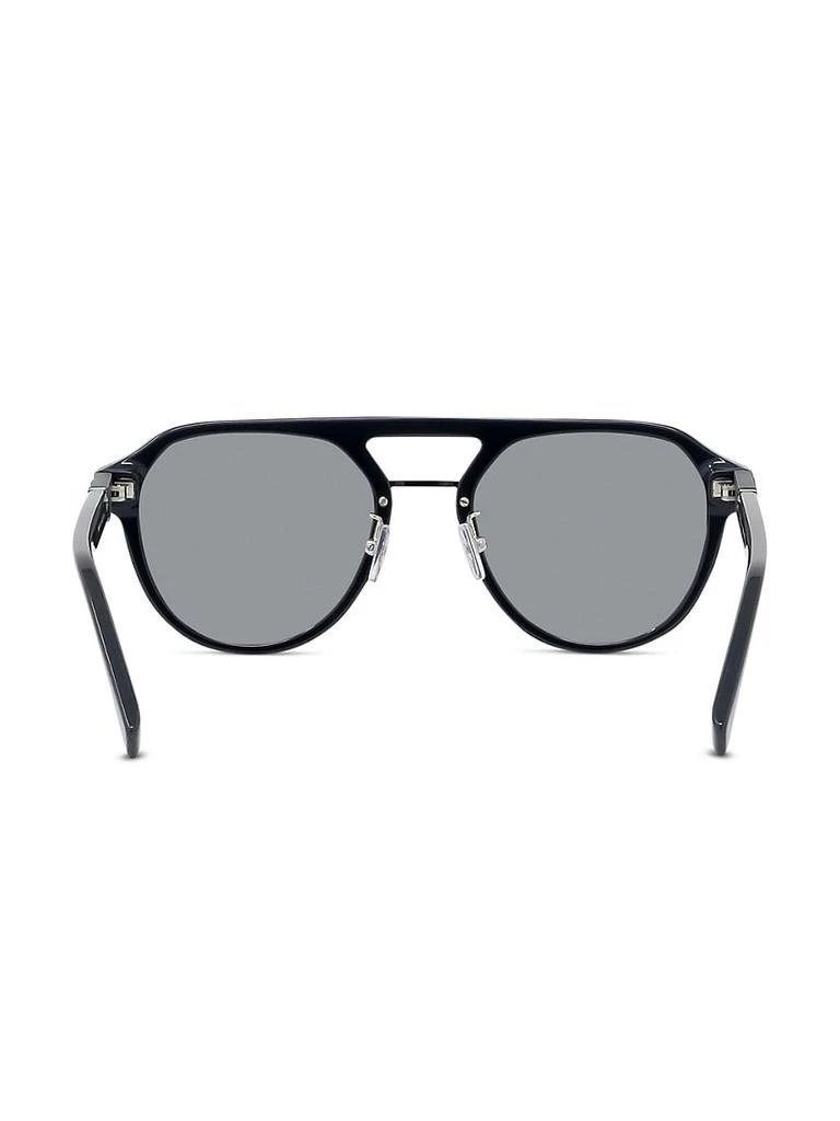 商品Fendi|Temple Logo Aviator Sunglasses,价格¥2266,第4张图片详细描述
