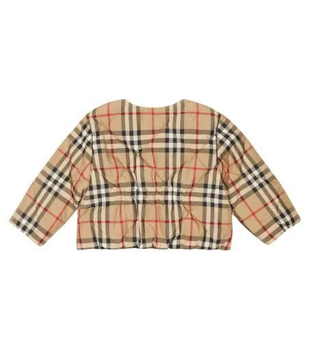 商品Burberry|Baby quilted check jacket,价格¥3848,第4张图片详细描述