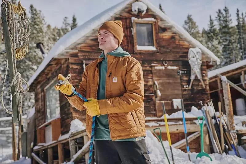 商品Carhartt|Carhartt Men's Gilliam Rain Defender Insulated Jacket,价格¥812,第3张图片详细描述