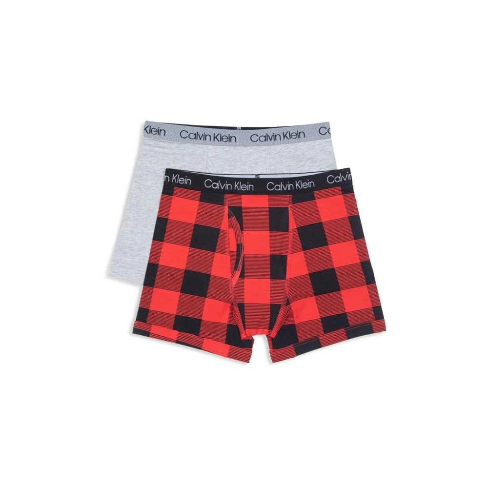 商品Calvin Klein|Big Boys Boxer Brief, Pack of 2,价格¥99,第1张图片