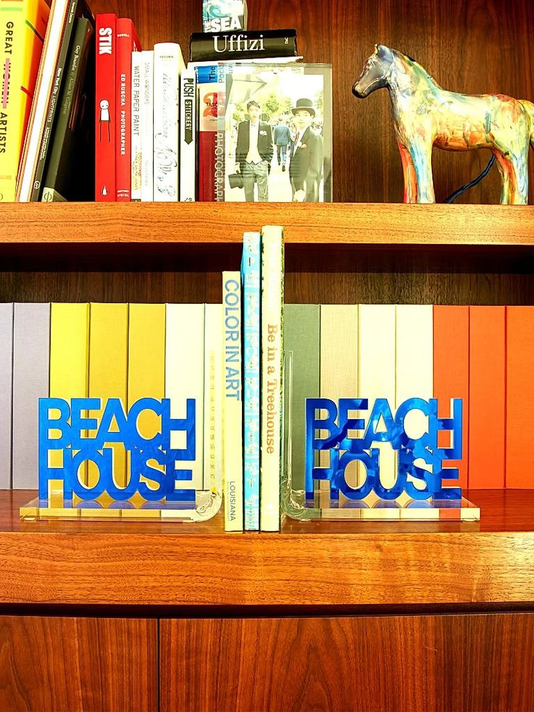 商品Tara Wilson Designs|Mirror Beach House 2-Piece Bookend Set,价格¥2226,第2张图片详细描述