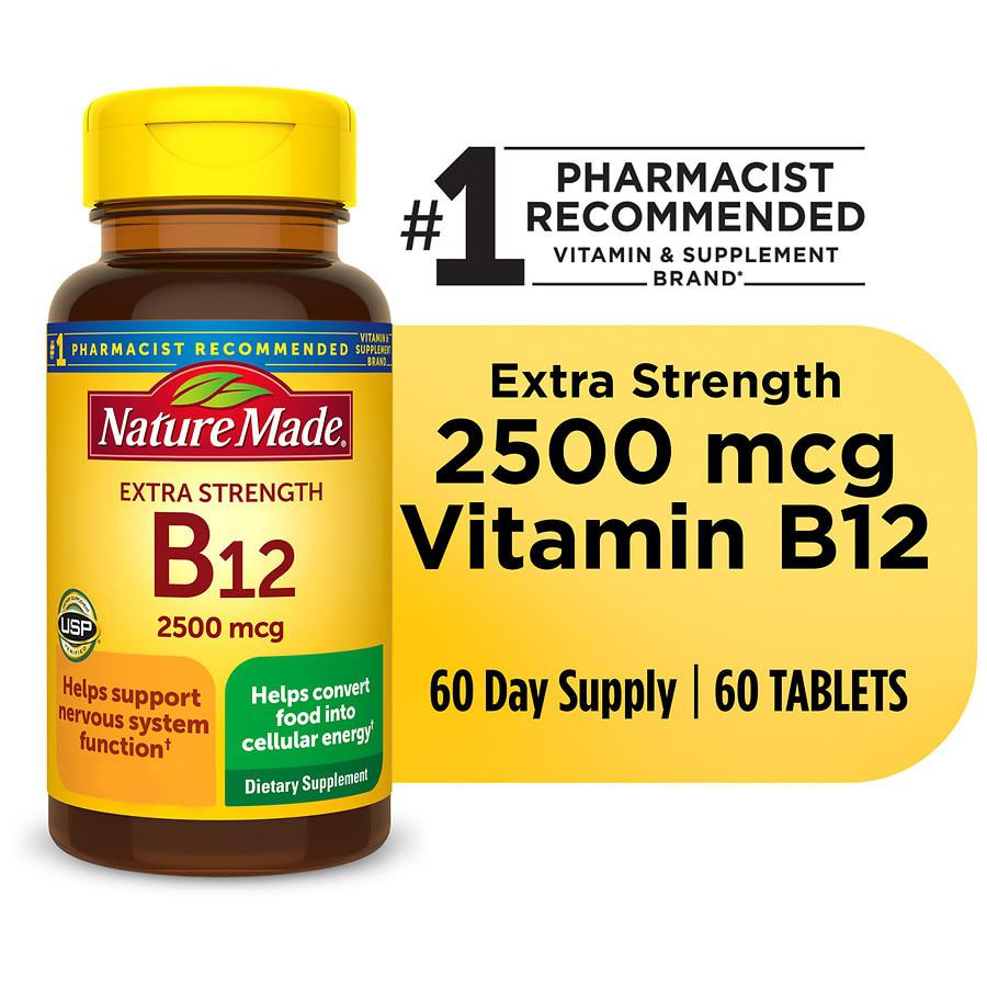 Extra Strength Vitamin B12 2500 mcg Tablets商品第7张图片规格展示