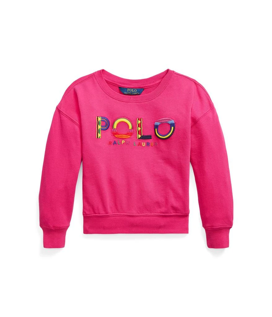 商品Ralph Lauren|Logo Spa Terry Sweatshirt (Little Kids),价格¥365,第1张图片