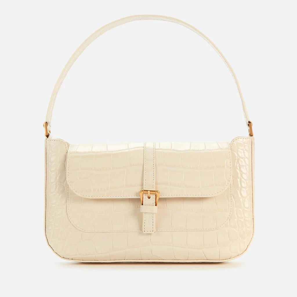 商品by FAR|BY FAR Women's Miranda Croco Shoulder Bag,价格¥3988,第1张图片