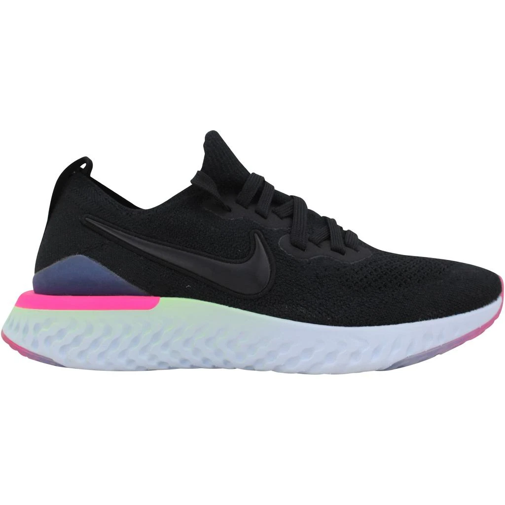 商品NIKE|Nike Epic React Flyknit 2 Black/Black-Sapphire  BQ8927-003 Women's,价格¥479,第1张图片