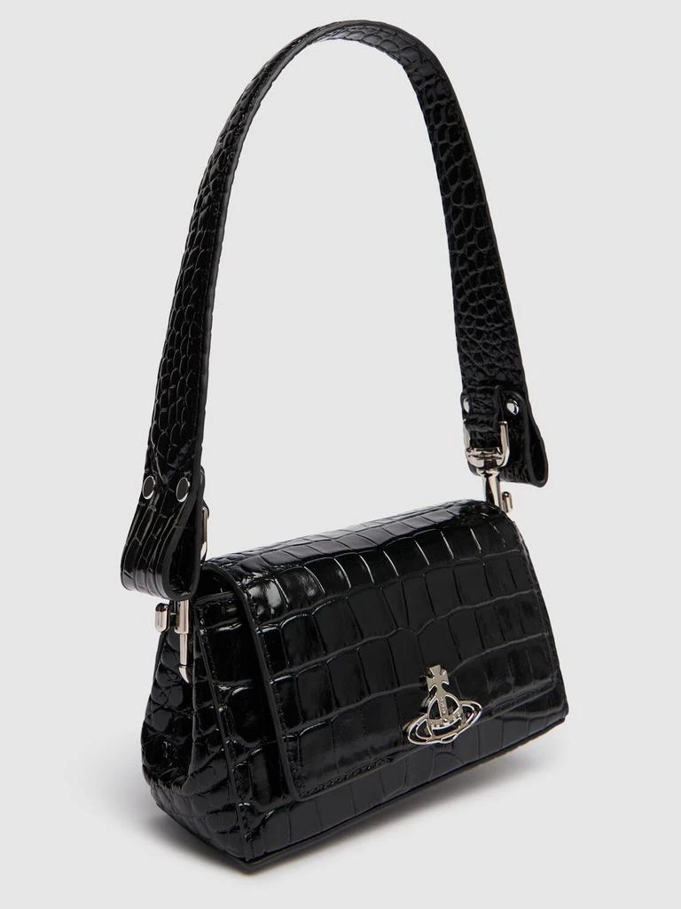 商品Vivienne Westwood|Small Hazel Embossed Leather Bag,价格¥4923,第3张图片详细描述