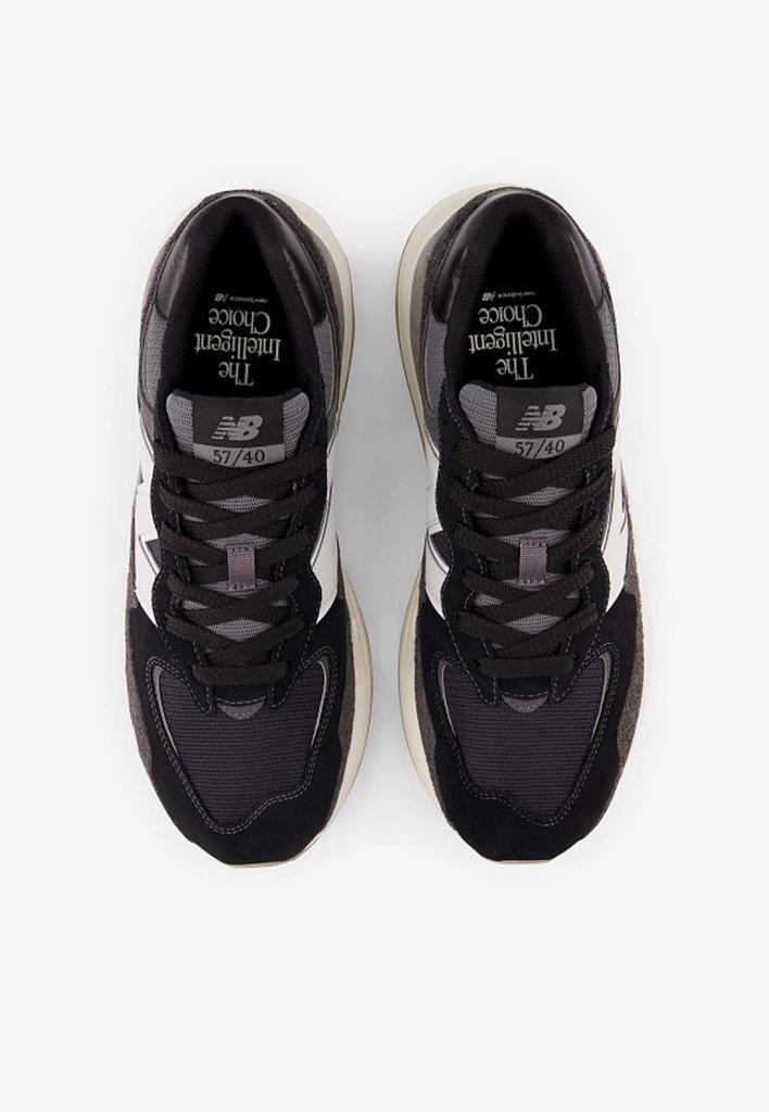 商品New Balance|57/40 Low-Top Sneakers in Black with Sea Salt and Magnet,价格¥1048,第7张图片详细描述